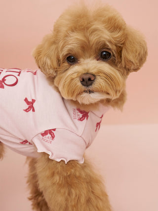[CAT & DOG] Rayon Girly Motif Jacquard Pet Pullover - view 14