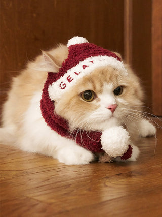 [HOLIDAY] [CAT & DOG] Baby Moco Santa Knit Cap
