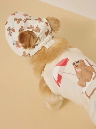 [CAT&DOG] Summer Bear Pet Hat