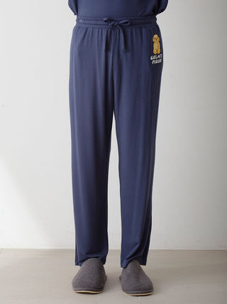 Men's DOG One-point Print long pants