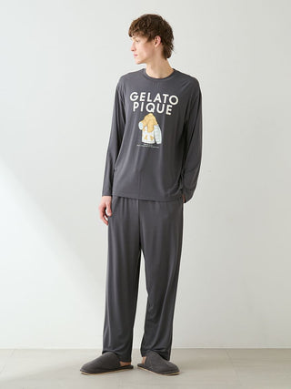 Men's Rayon Gelato Bear Long Pants