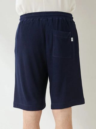 Men's Cool Rayon Pile Printed Logo Embroidered Shorts
