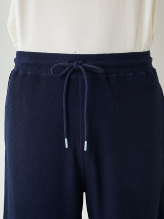 Men's Cool Rayon Pile Printed Logo Embroidered Shorts