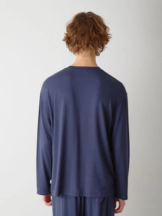 Men's DOG One-Point Print Long T-Shirt