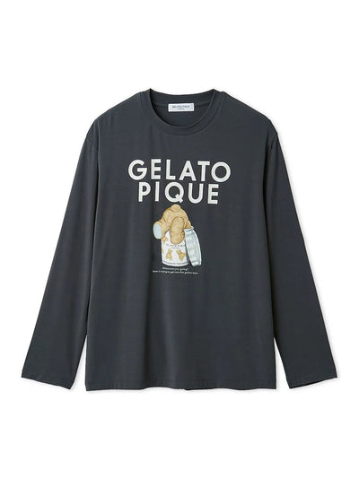 Men's Rayon Gelato Bear Long-sleeve T-shirt gelato pique