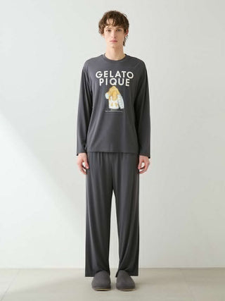Men's Rayon Gelato Bear Long-sleeve T-shirt