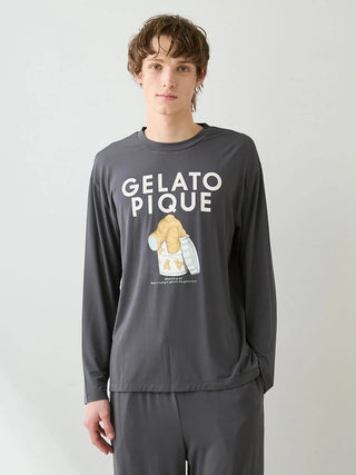 Men's Rayon Gelato Bear Long-sleeve T-shirt