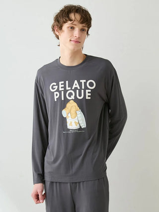Men's Rayon Gelato Bear Long-sleeve T-shirt