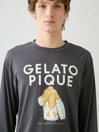 Men's Rayon Gelato Bear Long-sleeve T-shirt