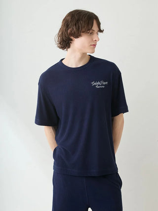Men's Cool Rayon Pile Printed Logo Embroidered Pullover