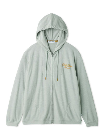 Men's Cool Rayon Pile Printed Logo Embroidered Hoodie gelato pique