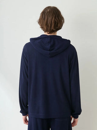 Men's Cool Rayon Pile Printed Logo Embroidered Hoodie
