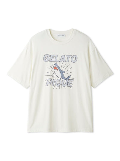 Men's Cool Rayon Shark T-shirt gelato pique