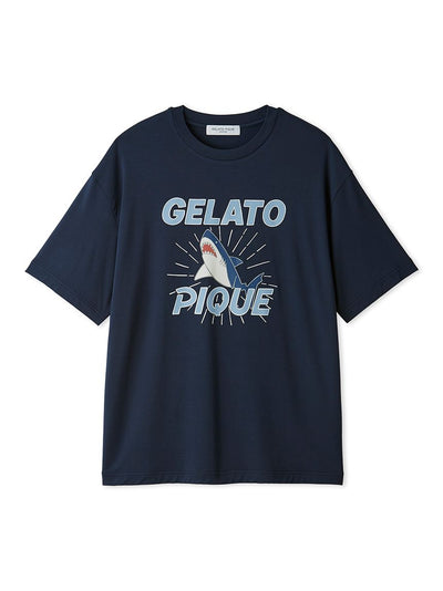 Men's Cool Rayon Shark T-shirt gelato pique