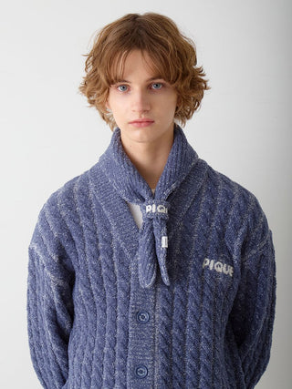 Men's Melange Triangle Scarf