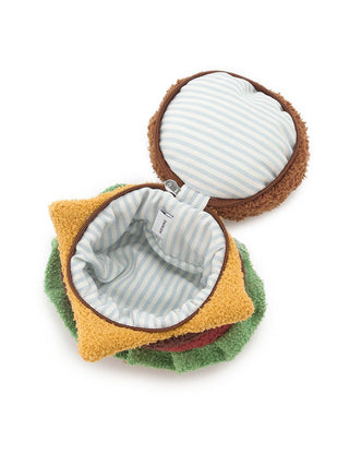 [Hirano Toshiyuki] Men's Powder Hamburger Knit Pouch