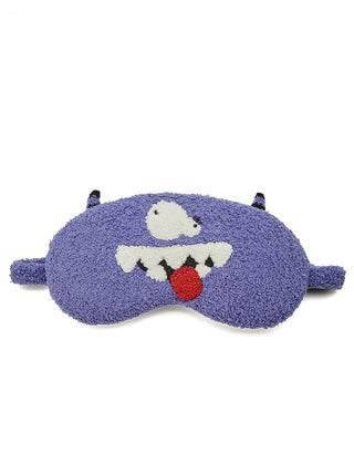 KAZUSA MATSUYAMA Baby Moco Monster Eye Mask in Purple, Men's Premium Lounge and Travel Eye Mask at Gelato Pique USA