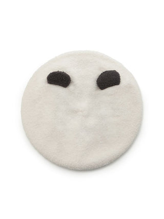 Alt Tag: White Panda Water-Absorbing Hair Bonnet by Gelato Pique USA, Cozy Premium Loungewear and Sleepwear for Home Lounging