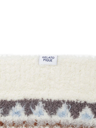 Men's Powder Nordic DOG Jacquard Blanket