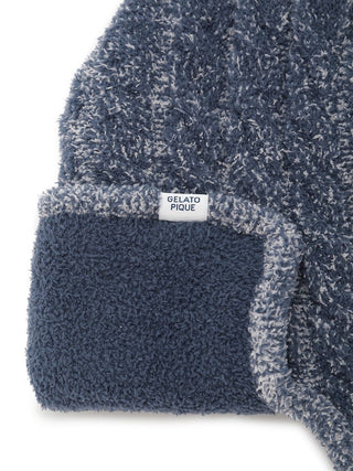 Men's Melange ear flap hat