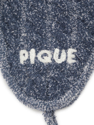 Men's Melange ear flap hat