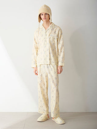 Men's Melange ear flap hat