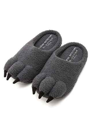 NEW  [KAZUSA MATSUYAMA] [HOMME] Baby Moco Monster Room Shoes in Dark Gray, Men's Lounge Room Slippers, Bedroom Slippers, Indoor Slippers at Gelato Pique USA