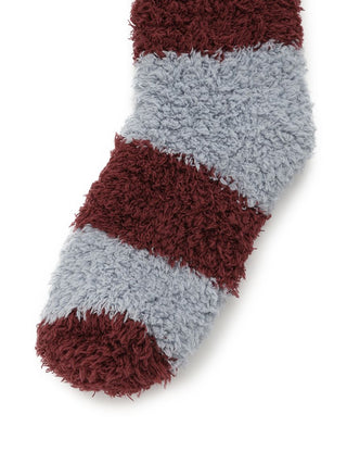 Mens Gelato 2 Border Fuzzy Socks