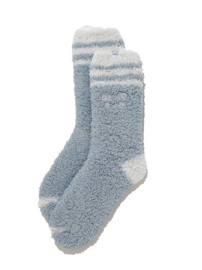 Men's Line embroidered logo socks gelato pique