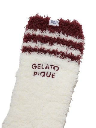 Men's Line embroidered logo socks