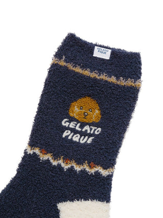 Men's Powder Dog Embroidered Socks