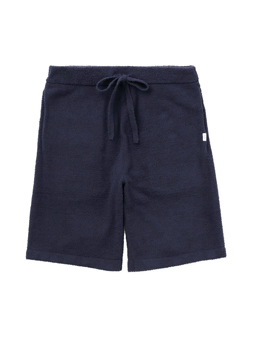 KOUSUKE SHIMIZU Men's Air Moco Lounge Shorts in navy, Men's Loungewear Shorts at Gelato Pique USA.