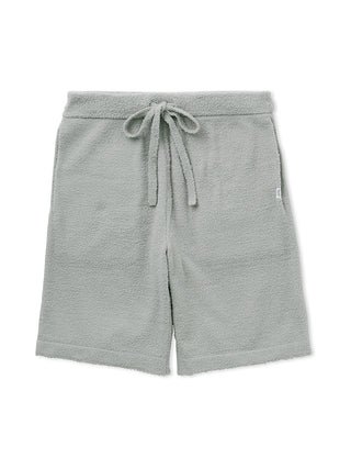 KOUSUKE SHIMIZU Men's Air Moco Lounge Shorts in gray, Men's Loungewear Shorts at Gelato Pique USA.
