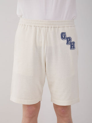 Men's Air Moco College Lounge Shorts in CREAM, Men's Loungewear Shorts at Gelato Pique USA.