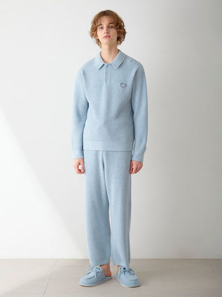 Men's Waffle Heart Sagara Knit Pants