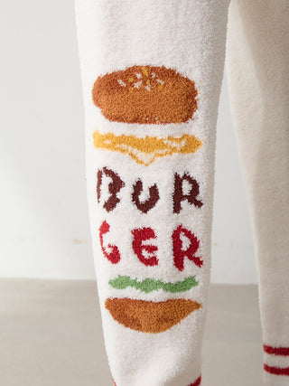 [Hirano Toshiyuki] Men's Powder Hamburger Jacquard Long Pants