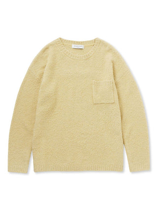 Boucle Men's Pullover in beige, Men's Pullover Sweaters at Gelato Pique USA.