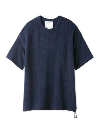 OCEANS MEN'S Cool Loungewear Top in navy blue, featuring minimalistic design and soft fabric for stylish men's casual wear.