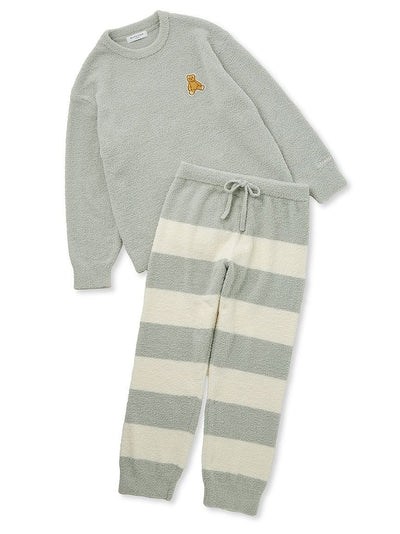 [MENS] Baby Moco Bear Pullover & Long Pants Set gelato pique