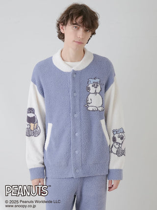 [PEANUTS] [MENS] Olaf Babymoco Jacquard Cardigan