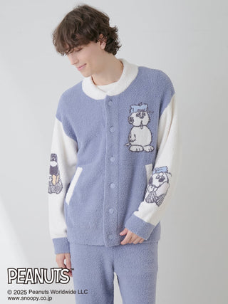 [PEANUTS] [MENS] Olaf Babymoco Jacquard Cardigan