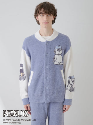 [PEANUTS] [MENS] Olaf Babymoco Jacquard Cardigan