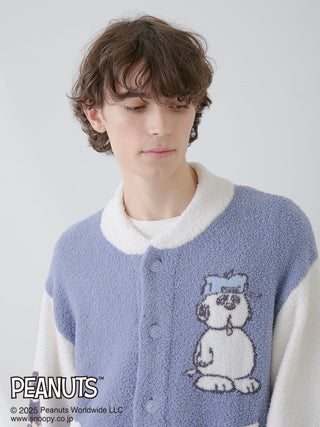 [PEANUTS] [MENS] Olaf Babymoco Jacquard Cardigan