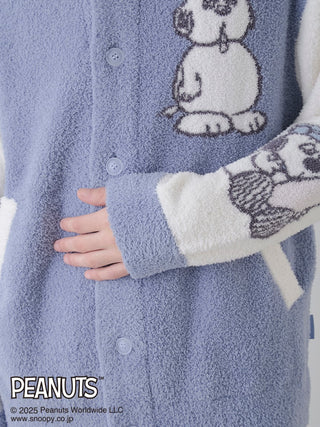 [PEANUTS] [MENS] Olaf Babymoco Jacquard Cardigan