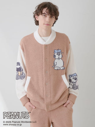 [PEANUTS] [MENS] Olaf Babymoco Jacquard Cardigan