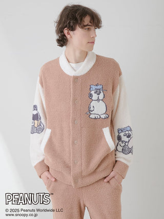 [PEANUTS] [MENS] Olaf Babymoco Jacquard Cardigan