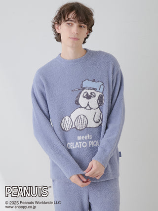 [PEANUTS][MENS] Olaf Jacquard Pullover Sweater