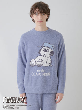 [PEANUTS][MENS] Olaf Jacquard Pullover Sweater