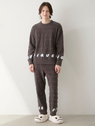 [HALLOWEEN] MENS Baby Moco Pique Logo Jacquard Pullover