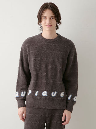 [HALLOWEEN] MENS Baby Moco Pique Logo Jacquard Pullover
